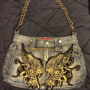 Denim purse